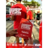Hospital Napoleão Laureano realiza ação na orla para divulgar a 5ª Corrida Contra o Câncer
