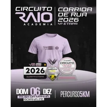 CIRCUITO RAIO ACADEMIA CORRIDA DE RUA 4ª ETAPA