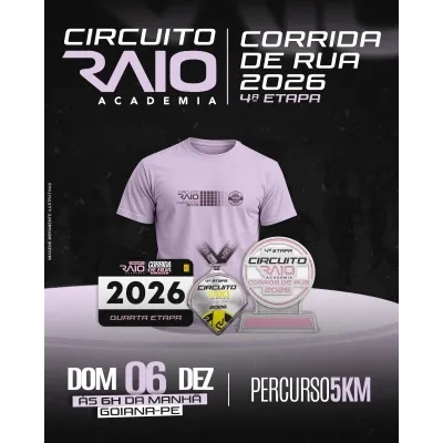 CIRCUITO RAIO ACADEMIA CORRIDA DE RUA 4ª ETAPA