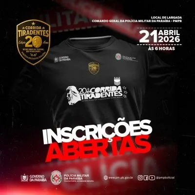 20ª CORRIDA DE TIRADENTES - 2026